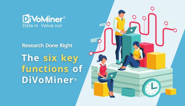 The six key functions of DiVoMiner®