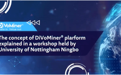 The concept of DiVoMiner® plarform explained in a workshop held by University of Nottingham Ningbo