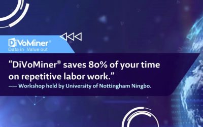 DiVoMiner® saves 80% of your time on repetitive labor work