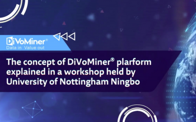 The concept of DiVoMiner® plarform explained in a workshop held by University of Nottingham Ningbo