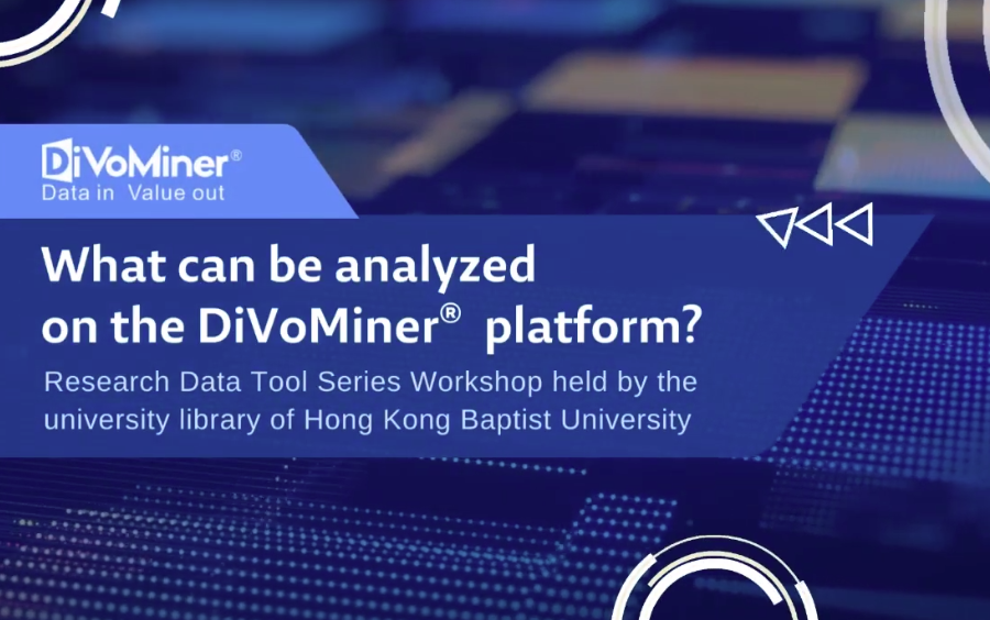 Usage scenario of DiVoMiner® for your research